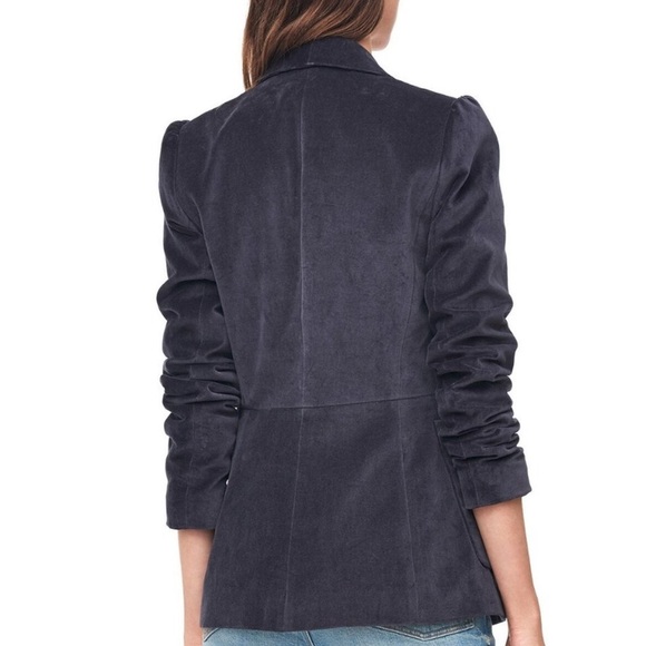 Rebecca Taylor Stretch Velvet Blazer 2 - Picture 5 of 13